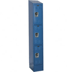 Hallowell - 3 Door, 3 Tier, Ready-Built Wardrobe & Box Lockers - Caliber Tooling