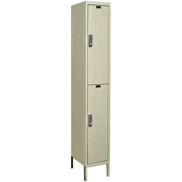 Hallowell - 2 Door, 2 Tier, Electronic Access Lockers - Caliber Tooling