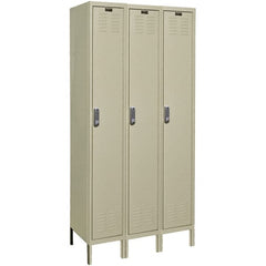 Hallowell - 3 Door, 1 Tier, Electronic Access Lockers - Caliber Tooling