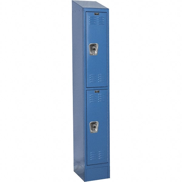 Hallowell - 2 Door, 2 Tier, Ready-Built Wardrobe & Box Lockers - Caliber Tooling