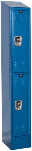 Hallowell - 2 Door, 2 Tier, Ready-Built Wardrobe & Box Lockers - Caliber Tooling