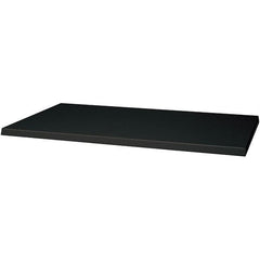 Hallowell - Charcoal, Cold Rolled Sheet Steel, Cabinet Shelf - 36" Wide x 21" Deep x 1" High Body - Caliber Tooling