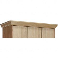 Hallowell - 45" Wide x 4" High, Locker Front Crown Molding - Caliber Tooling