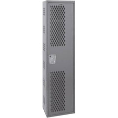 Hallowell - 1 Door, 1 Tier, Heavy-Duty Ventilated Wardrobe & Box Lockers - Caliber Tooling