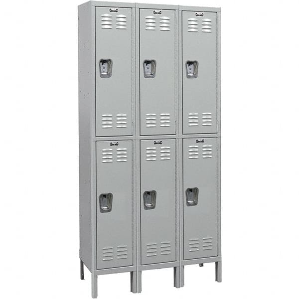 Hallowell - Medsafe 6 Door, 2 Tier, Premium Wardrobe Lockers - Caliber Tooling