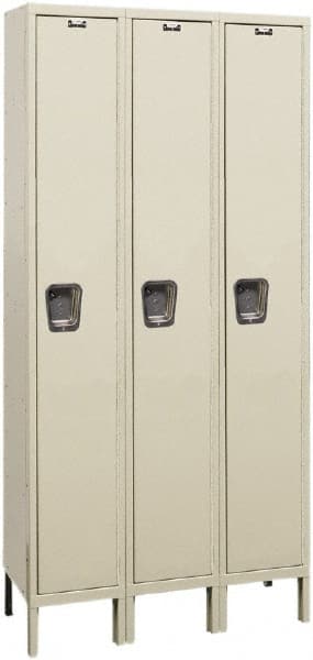 Hallowell - 3 Door, 1 Tier, Premium Wardrobe Lockers - Caliber Tooling