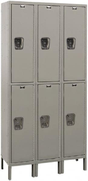 Hallowell - 6 Door, 2 Tier, Premium Wardrobe Lockers - Caliber Tooling