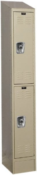 Hallowell - 2 Door, 2 Tier, Ready-Built Wardrobe & Box Lockers - Caliber Tooling