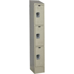 Hallowell - 3 Door, 3 Tier, Ready-Built Wardrobe & Box Lockers - Caliber Tooling