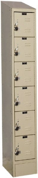 Hallowell - 6 Door, 6 Tier, Ready-Built Wardrobe & Box Lockers - Caliber Tooling