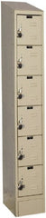 Hallowell - 6 Door, 6 Tier, Ready-Built Wardrobe & Box Lockers - Caliber Tooling