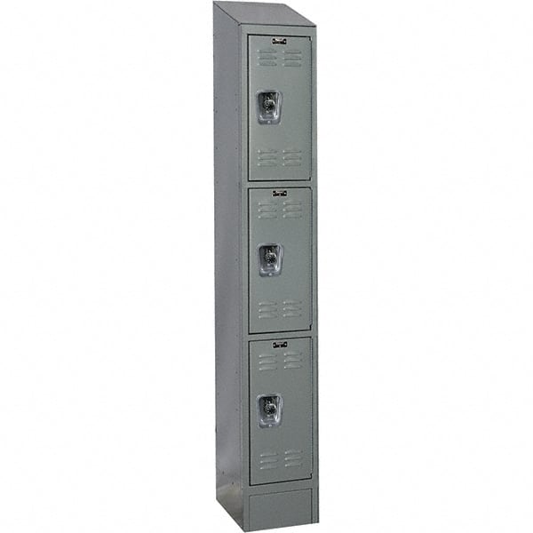 Hallowell - 3 Door, 3 Tier, Ready-Built Wardrobe & Box Lockers - Caliber Tooling