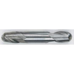 3/16 Dia. - 2 OAL - Solid Carbide - Bright - Ball Nose DE EM-2 FL - Caliber Tooling