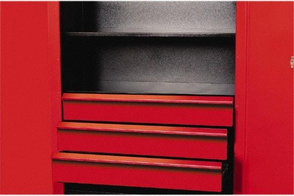 Hallowell - Steel Workbench & Workstation Drawer Kit - 24" Deep, 15" High, Use with Fort Knox & DuraTough All-Welded Cabinets, Fort Knox Modular Utility Storage & Workbench System - Caliber Tooling