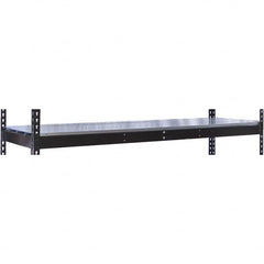 Hallowell - 72" Wide, 3/4 High, Open Shelving Accessory/Component - Steel, 36" Deep, Use with Black Rivetwell Double Rivet Boltless Shelving - Caliber Tooling