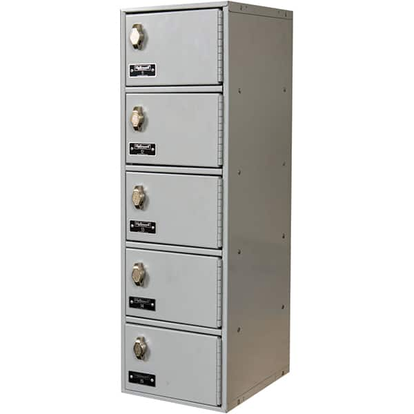 Hallowell - 5 Door, 5 Tier, Mobile Device Locker - Caliber Tooling