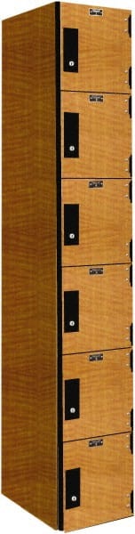 Hallowell - 6 Door, 6 Tier, Premium Box Lockers - Caliber Tooling