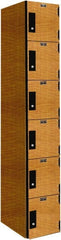 Hallowell - 6 Door, 6 Tier, Premium Box Lockers - Caliber Tooling