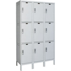 Hallowell - 9 Door, 3 Tier, Charging Station Locker - Caliber Tooling