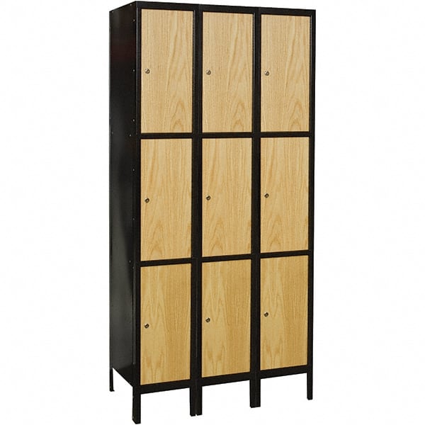 Hallowell - 9 Door, 3 Tier, Premium Wardrobe Lockers - Caliber Tooling