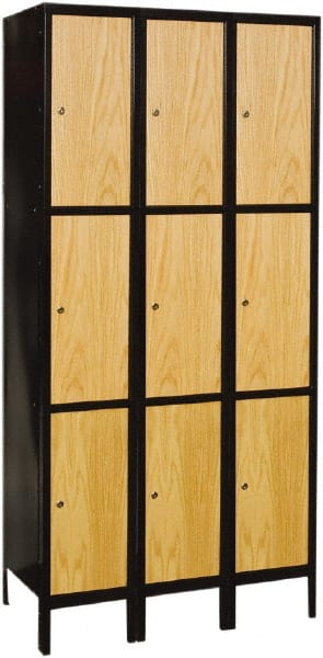 Hallowell - 9 Door, 3 Tier, Premium Wardrobe Lockers - Caliber Tooling