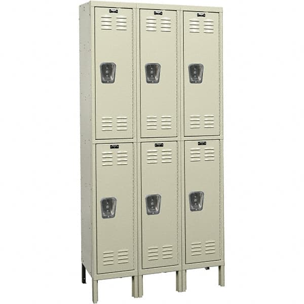 Hallowell - 6 Door, 2 Tier, Premium Wardrobe Lockers - Caliber Tooling