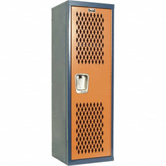 Hallowell - 1 Door, 1 Tier, Heavy-Duty Ventilated Wardrobe & Box Lockers - Caliber Tooling