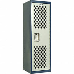 Hallowell - 1 Door, 1 Tier, Heavy-Duty Ventilated Wardrobe & Box Lockers - Caliber Tooling