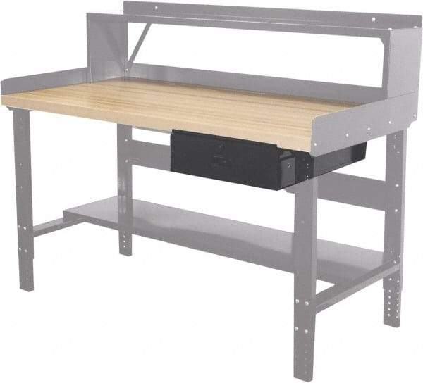 Hallowell - Workbench & Workstation Drawer - 24" Deep, 6" High, Use with Heavy-Duty Adjustable Leg Workbenches - Caliber Tooling