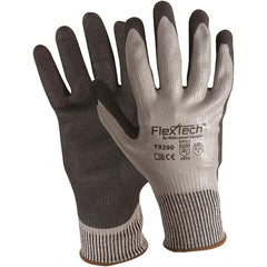 Wells Lamont - Size XL (10), ANSI Cut Lvl 4, Puncture Lvl 4, Abrasion Lvl 4, Rubber Coated Cut & Puncture Resistant Gloves - Caliber Tooling