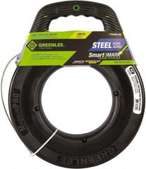 Greenlee - 150 Ft. Long x 1/8 Inch Wide, Steel Fish Tape - Includes Case - Caliber Tooling