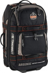 Ergodyne - 3,790 Cubic Inch, Polyester Empty Gear Bag - 14 Inch Wide x 9 Inch Deep x 22-1 2 Inch High, Black - Caliber Tooling