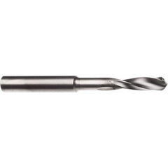 SGS - 3/8" 145° Spiral Flute Solid Carbide Screw Machine Drill Bit - Caliber Tooling