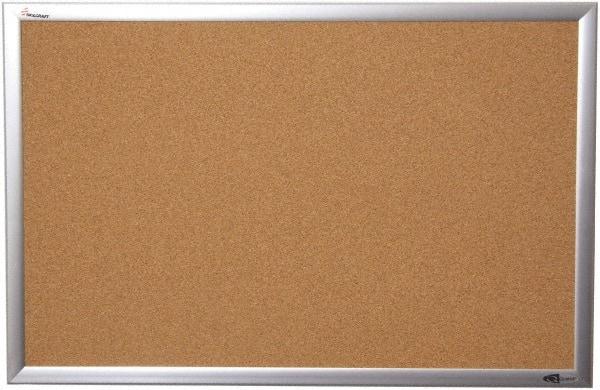 Ability One - 36" Wide x 2" High Self-Heal Cork Bulletin Board - Natural (Color) - Caliber Tooling