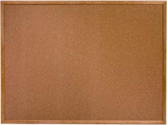 Ability One - 26" Wide x 2" High Self-Heal Cork Bulletin Board - Natural (Color) - Caliber Tooling