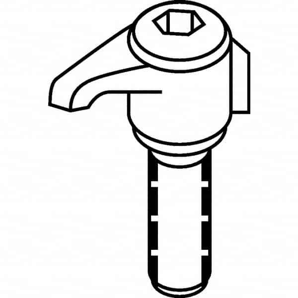 Kennametal - Series KM40TS, CK Clamp for Indexables - Left & Right Hand Cut, Compatible with SSA5T Clamp Screws - Caliber Tooling