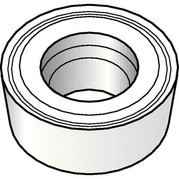 Kennametal - RCMX3209M0 76 Grade KC9125 Carbide Turning Insert - TiCN/Al2O3/TiCN/TiN Finish, Round, 32mm Inscr Circle, 3/8" Thick - Caliber Tooling