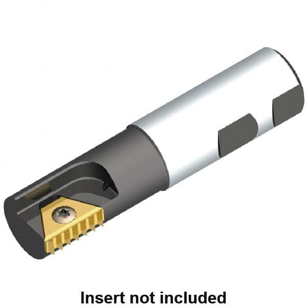 Kennametal - 17mm Cut Diam, 22mm Max Hole Depth, 16mm Shank Diam, Internal/External Indexable Thread Mill - Insert Style STN 16, 16mm Insert Size, 1 Insert, Toolholder Style TMS, 90mm OAL - Caliber Tooling