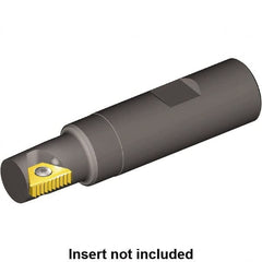 Kennametal - 9.9mm Cut Diam, 15.5mm Max Hole Depth, 20mm Shank Diam, Internal/External Indexable Thread Mill - Insert Style STN 11, 11mm Insert Size, 1 Insert, Toolholder Style TMS, 77mm OAL - Caliber Tooling