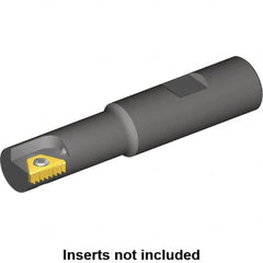 Kennametal - 9mm Cut Diam, 12mm Max Hole Depth, 12mm Shank Diam, Internal/External Indexable Thread Mill - Insert Style STN 10, 10.4mm Insert Size, 1 Insert, Toolholder Style TMS, 69mm OAL - Caliber Tooling