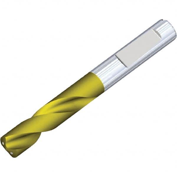 Kennametal - 9.3mm 140° Spiral Flute Solid Carbide Screw Machine Drill Bit - Caliber Tooling