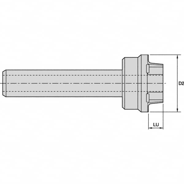 Kennametal - Spindle Taper Wiper - HSK100 Taper - Caliber Tooling