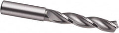 Guhring - 11.5mm 130° Solid Carbide Jobber Drill - Bright Finish, Right Hand Cut, Spiral Flute, 118mm OAL, Special Type Point - Caliber Tooling