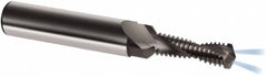 Guhring - M8x1.00 Metric Fine, 0.2756" Cutting Diam, 2 Flute, Solid Carbide Helical Flute Thread Mill - Internal Thread, 21.3mm LOC, 74mm OAL, 10mm Shank Diam - Caliber Tooling