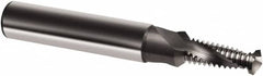 Guhring - M8x0.75 Metric Fine, 0.2854" Cutting Diam, 2 Flute, Solid Carbide Helical Flute Thread Mill - Internal Thread, 17.1mm LOC, 74mm OAL, 10mm Shank Diam - Caliber Tooling