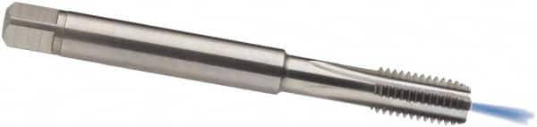 Guhring - #10-32 UNF, 3 Flute, Bright Finish, Solid Carbide Spiral Point Tap - Modified Bottoming Chamfer, Right Hand Thread, 2.756" OAL, 2B Class of Fit, Series 4119 - Exact Industrial Supply