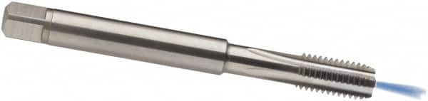 Guhring - #10-24 UNC, 3 Flute, Bright Finish, Solid Carbide Spiral Point Tap - Modified Bottoming Chamfer, Right Hand Thread, 2.756" OAL, 2B Class of Fit, Series 4118 - Exact Industrial Supply