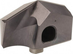 Guhring - Series 4112, 1" Diam Grade K/P 140° Replaceable Drill Tip - Carbide, Nano-FIREX Finish, 250 Seat Size - Caliber Tooling