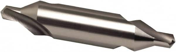 Combo Drill & Countersink: Metric, High Speed Steel Bright (Polished) Finish, Right Hand Cut, Series 581