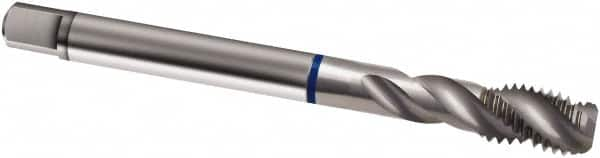 Guhring - 7/8-14 UNF 4 Flute 2B Modified Bottoming Spiral Flute Tap - Cobalt, Bright Finish, 125mm OAL, Right Hand Flute, Right Hand Thread, H6/H7, Series 2867 - Caliber Tooling